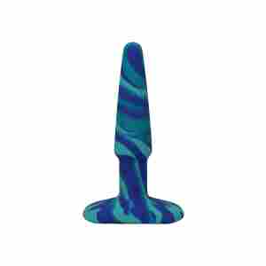 Groovy - Silicone Anal Plug - 4" / 10 cm - Ocean