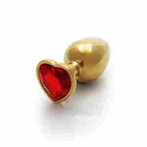 Heart Gem Butt Plug - Large
