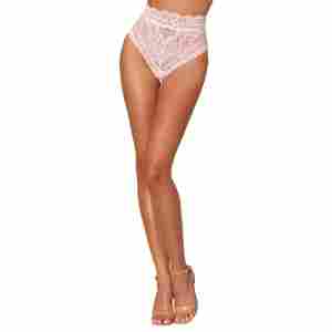 High Waisted Lace Panty - S