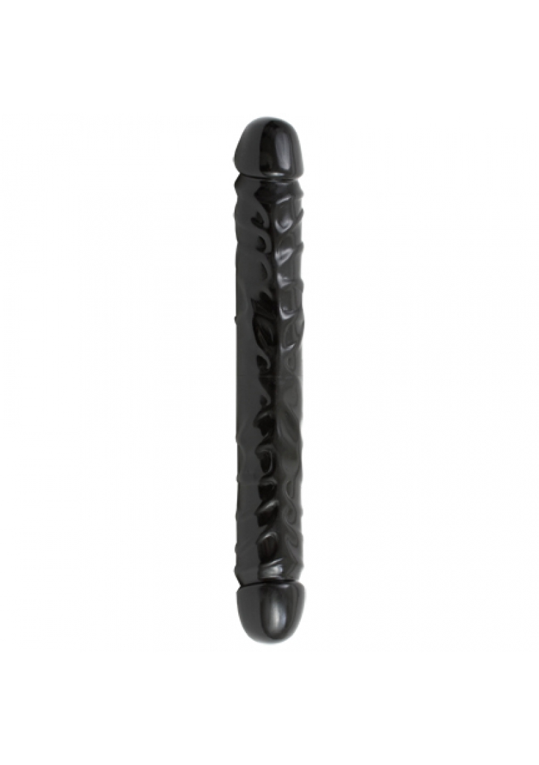 Jr. Veined Double Header - Dildo with Double Ends - 12" / 30 cm