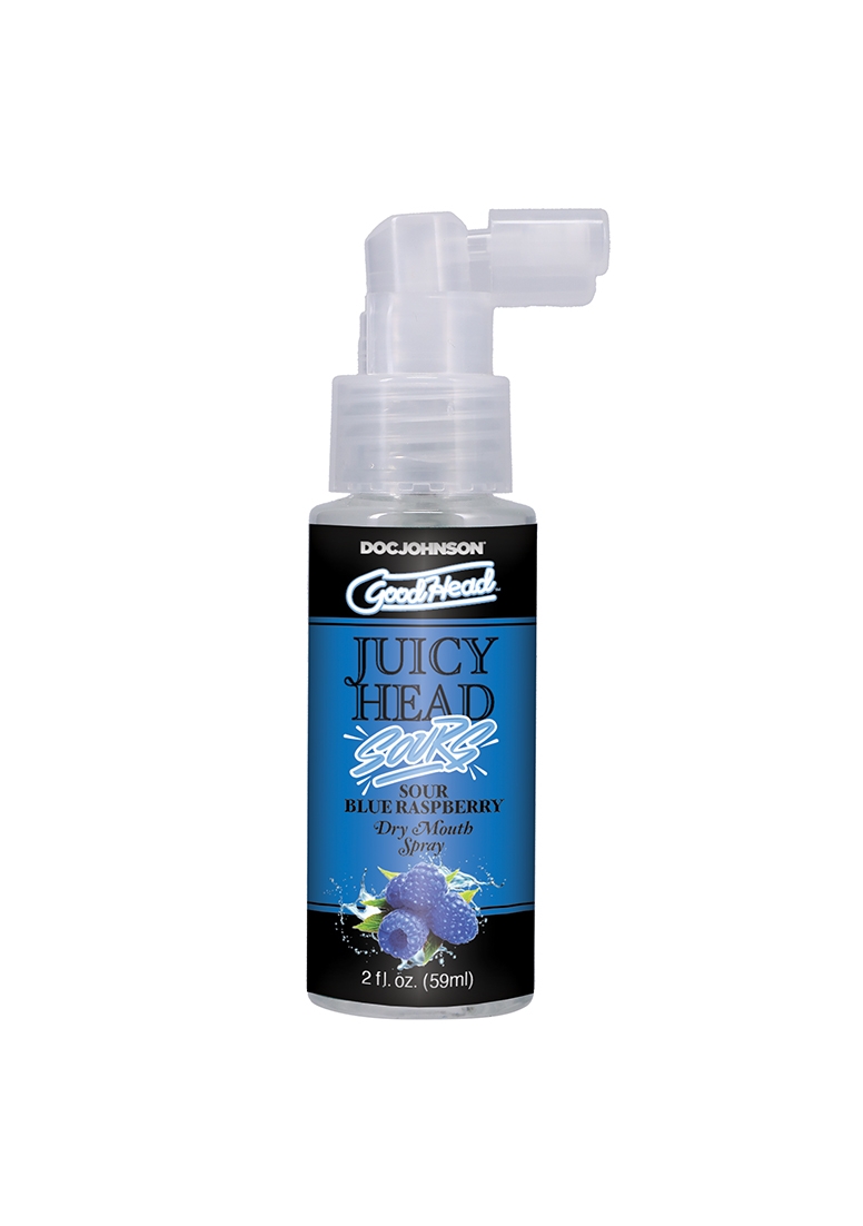 Juicy Head - Dry Mouth Spray - Sour Blue Raspberry - 2 fl oz / 60 ml