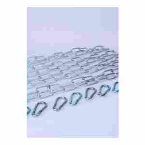 KIT 4 X 120 cm Large Link Chain + 8 Carabiners