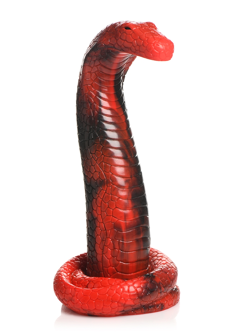 King Cobra - Silicone Dildo - Red