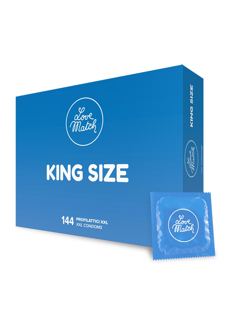 King Size - Condoms - 2.4 " / 60 mm - 144 Pieces