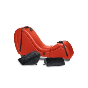 Kinky Sex Chaise with Love Pillows - Red
