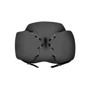 Labia Spreader with Clamps - Black