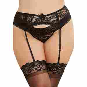 Lace Garter Belt Diamond