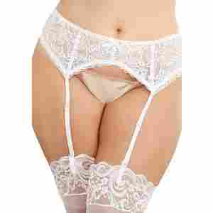 Lace Garter Belt Diamond