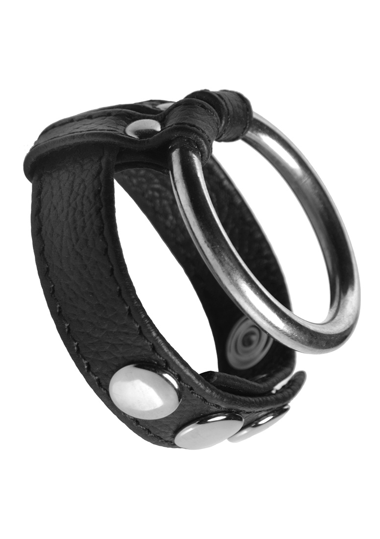 Leather and Steel - Cock and Ball Ring