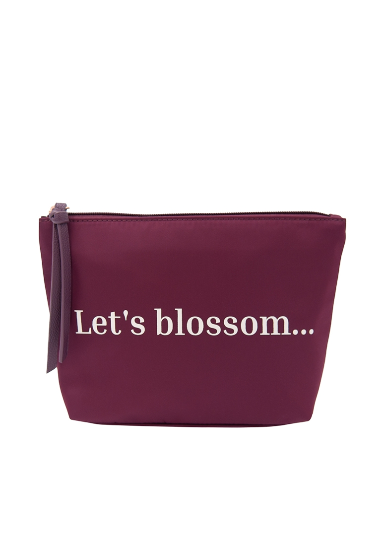 Let's Blossom - Pouch - Purple