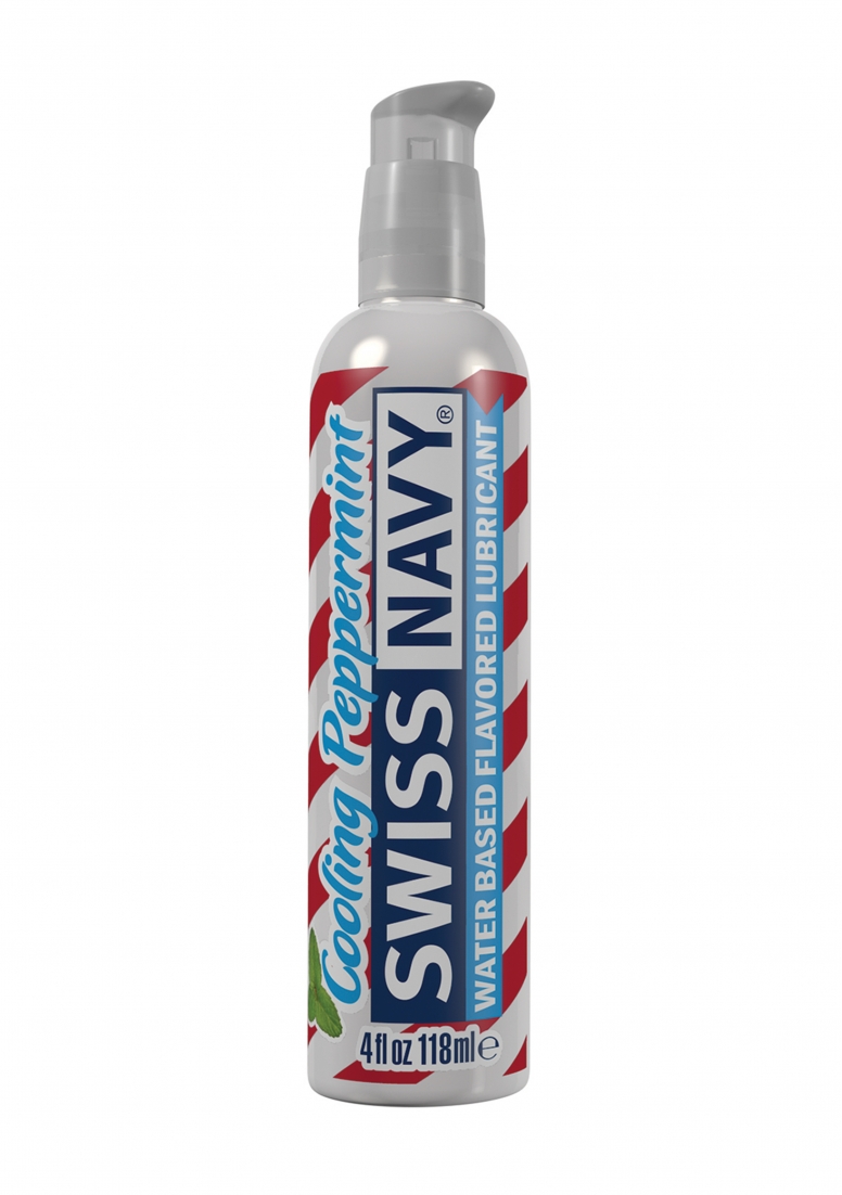 Lubricant with Cooling Peppermint Flavor - 4 fl oz / 118 ml