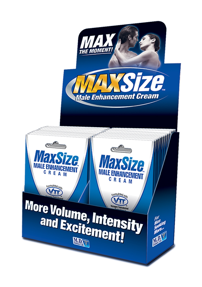 MAX Size - Enhancement Creme for Men - Display - 24 Pieces