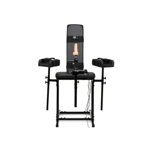 MS Obedience Chair with Sex Machine - Black