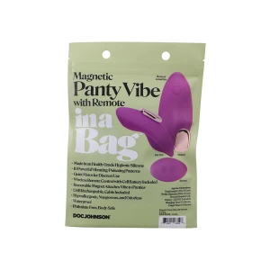 Magnetic Panty Vibe with Remote - Purple