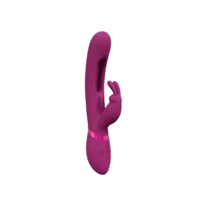 Mika - Rechargeable Triple Motor - Vibrating Rabbit With Innovative G-Spot Flapping Stimulator - Pin