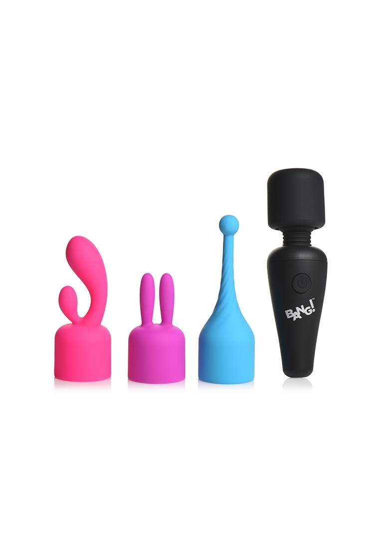 Mini Wand Massager with 3 Attachments