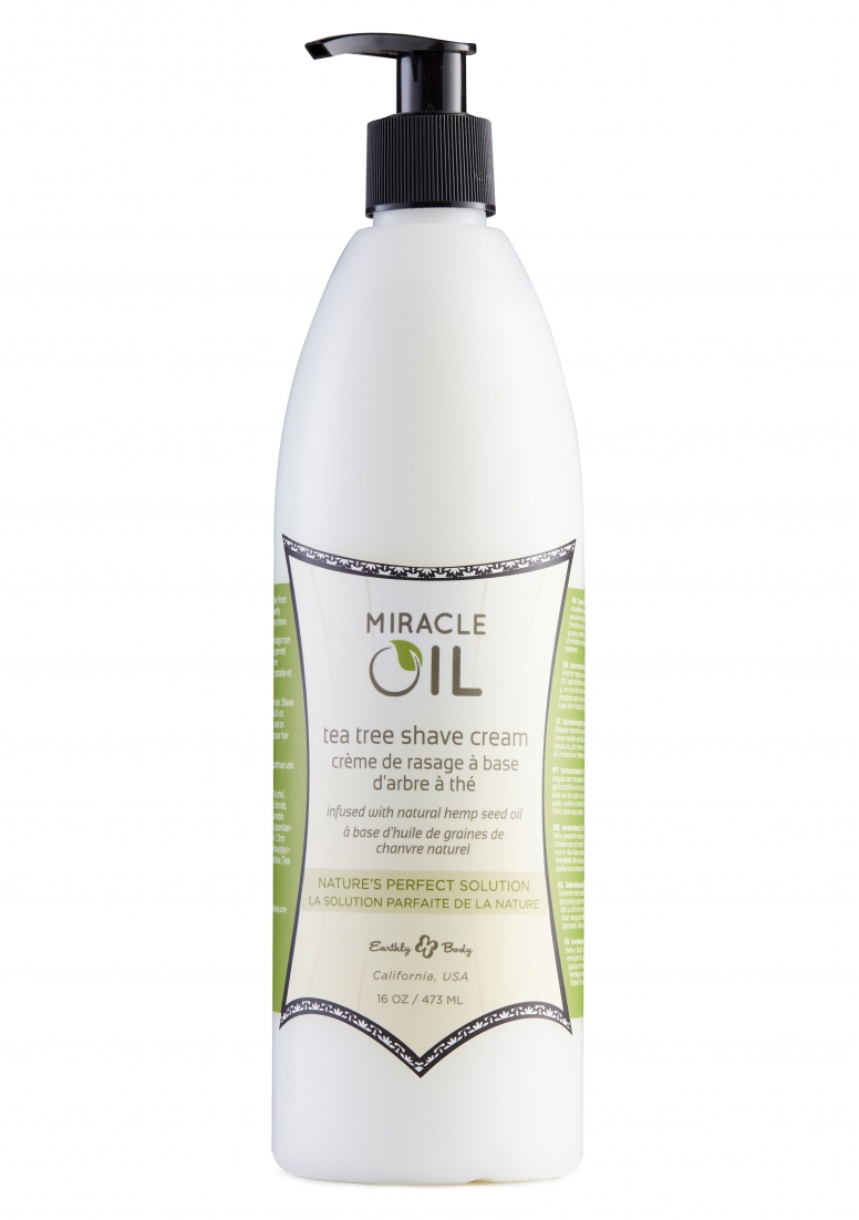 Miracle Oil Tea Tree Shaving Cream - 16 fl oz / 473 ml