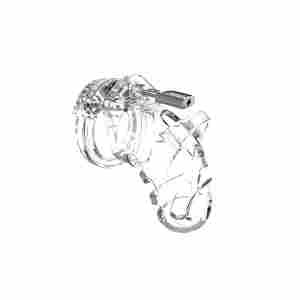 Model 25 - Chastity Cage - 3.5'' / 9 cm - Transparent