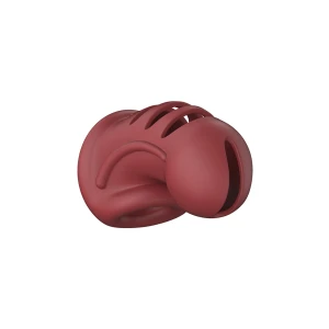 Model 28 - Ultra Soft Silicone Chastity Cage - Red