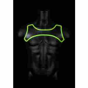 Neoprene Harness  - Glow in the Dark - S/M