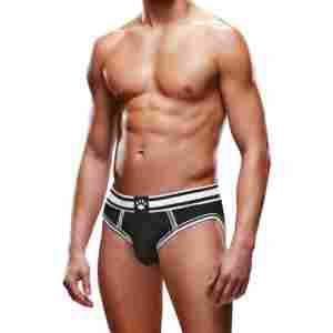 Open Brief - S - Black/White