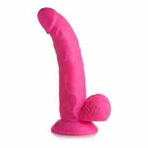 POP - Dildo with Balls - 7.5" / 19 cm