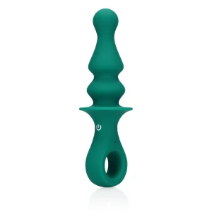 Pawn Shaped Anal Vibrator - Peacock Plume
