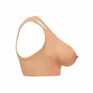 Perky Pair D-Cup Silicone Breasts - Flesh