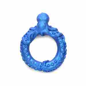 Poseidon's Octo-Ring - Silicone Cock Ring - Blue