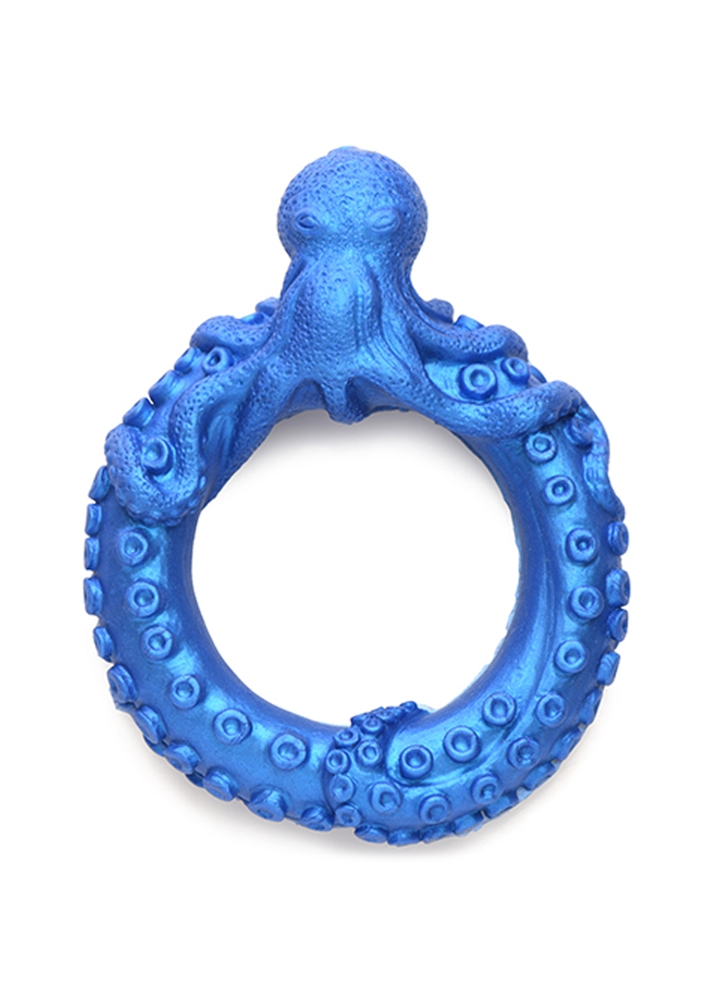 Poseidon's Octo-Ring - Silicone Cock Ring - Blue