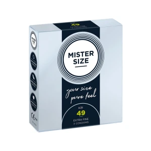 Pure Feel - Condoms 49 mm - 3 Pack