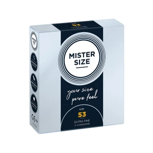 Pure Feel - Condoms 53 mm - 3 Pack
