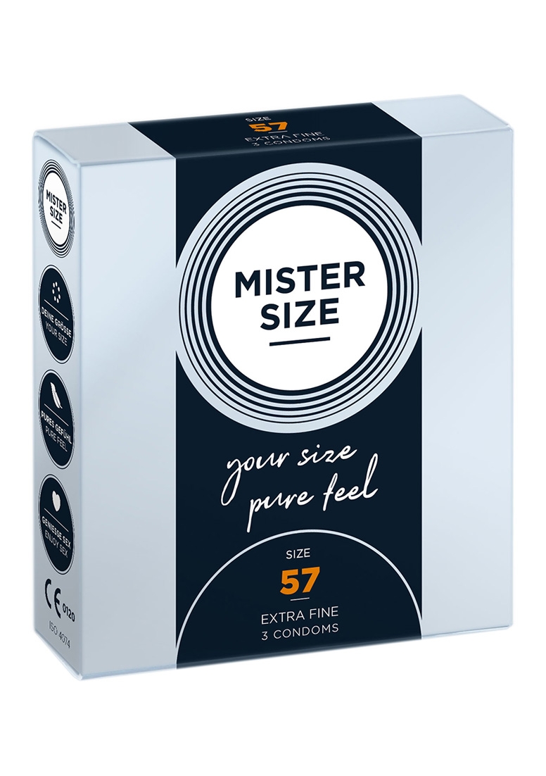 Pure Feel - Condoms 57 mm - 3 Pack