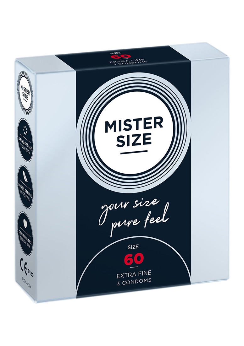 Pure Feel - Condoms 60 mm - 3 Pack