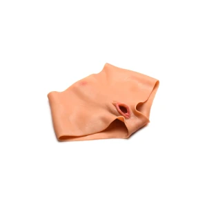Pussy Panties - Silicone Vagina and Ass Panties - L