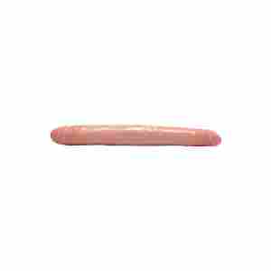 Realistic Double Dildo - 17.5 inch - Flesh