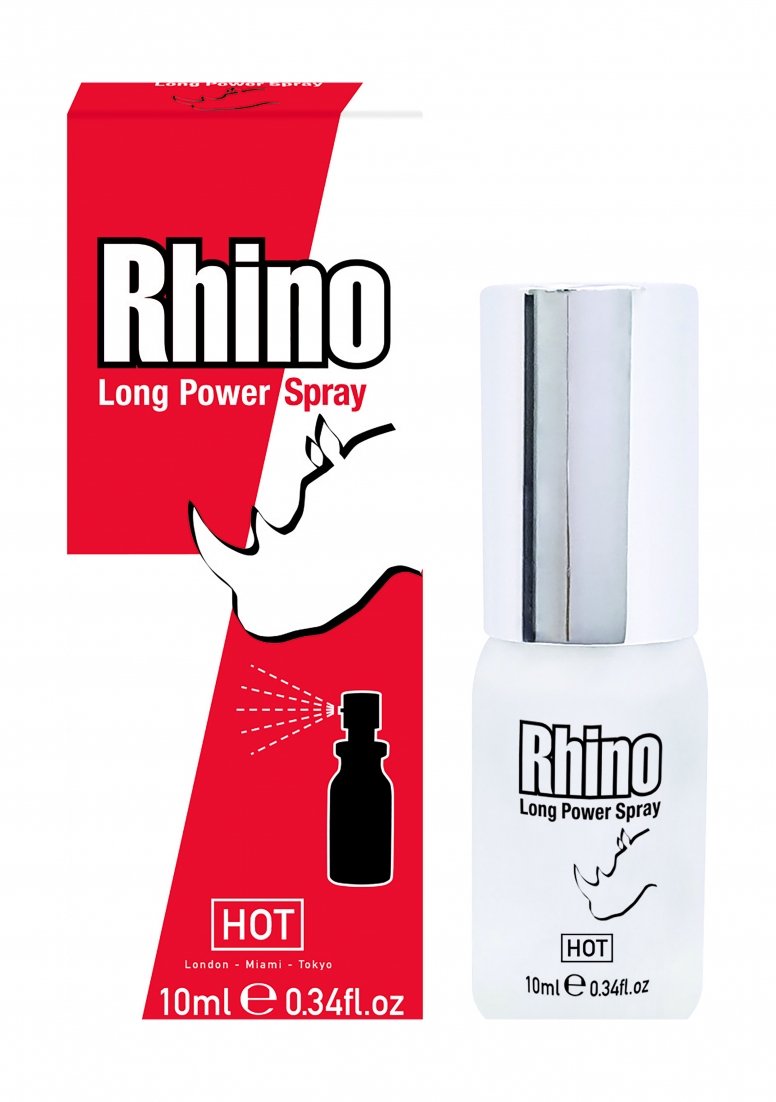 Rhino - Long Power Spray / Stimulating Spray - 0.3 fl oz / 10 ml