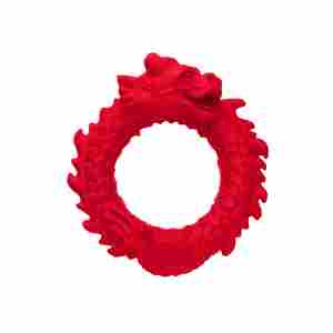 Rise of the Dragon - Silicone Cock Ring - Red