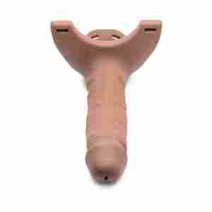SM - Hollow Silicone Dildo Strap-On