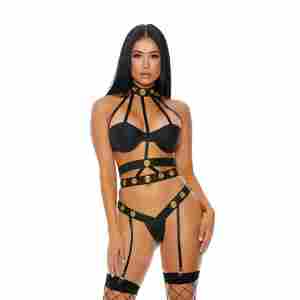 Seductive Cage - Lingerie Set - S