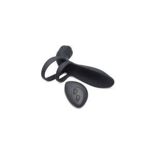 Silicone Vibrating Penis Sleeve with Remote Control