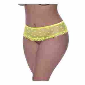 Skirted Hipster w/ Open Crotch Panty