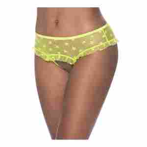 Skirted Hipster w/ Open Crotch Panty