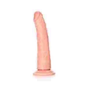 Slim Realistic Dildo with Suction Cup - 6" / 15