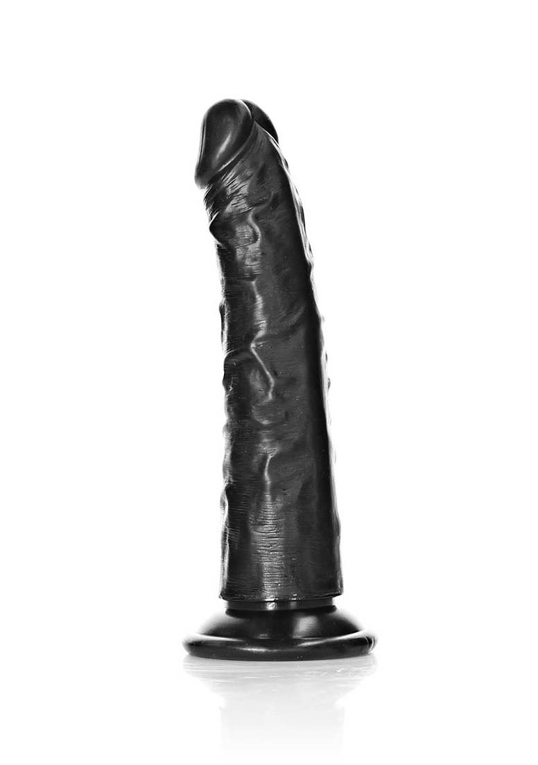 Slim Realistic Dildo with Suction Cup - 6" / 15