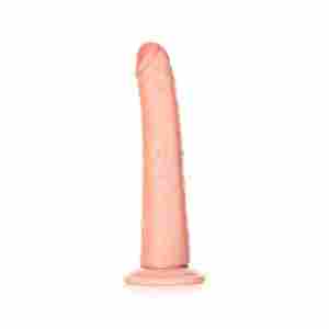 Slim Realistic Dildo with Suction Cup - 8" / 20