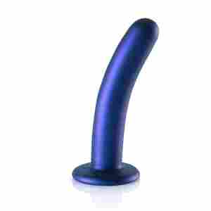 Smooth Silicone G-Spot Dildo - 6'' / 14