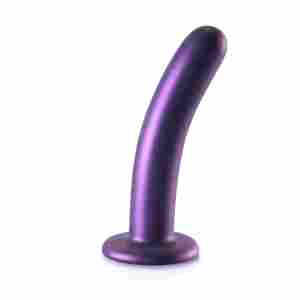 Smooth Silicone G-Spot Dildo - 6'' / 14