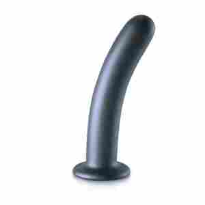 Smooth Silicone G-Spot Dildo - 7'' / 17 cm