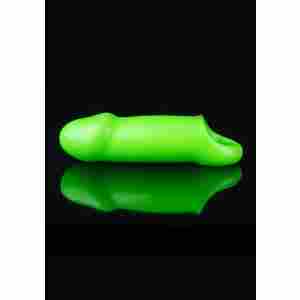 Smooth Thick Stretchy Penis Sheath - Glow in the Dark